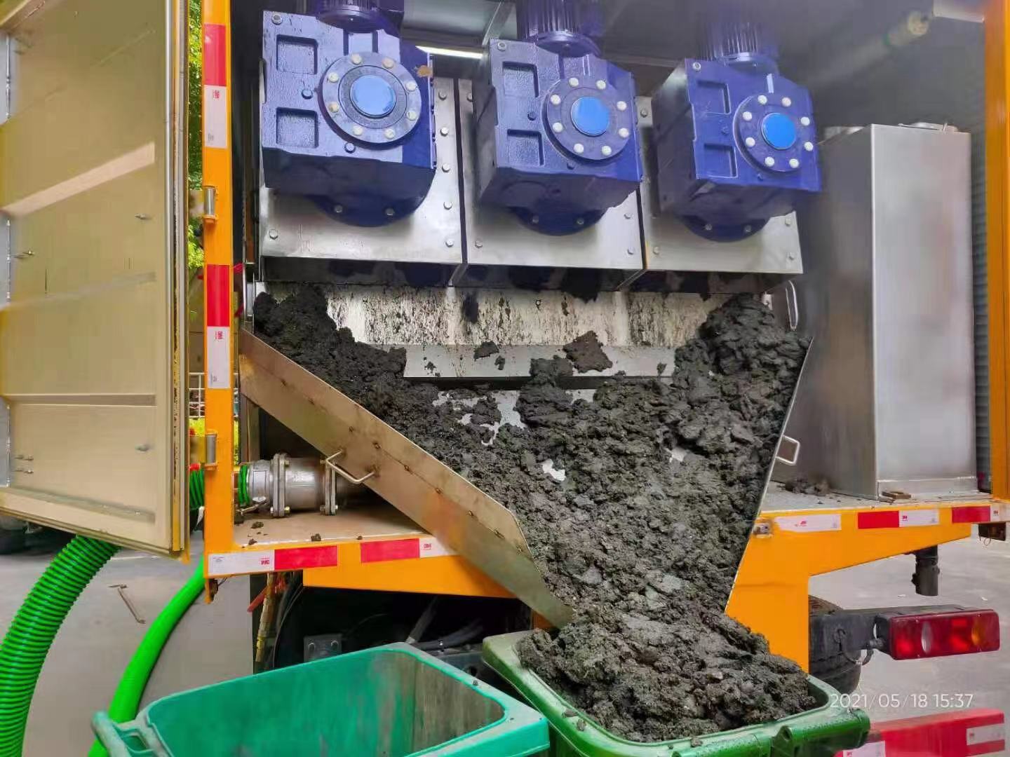 下城化粪池清掏城市维护站-泥浆净化干湿分离处理